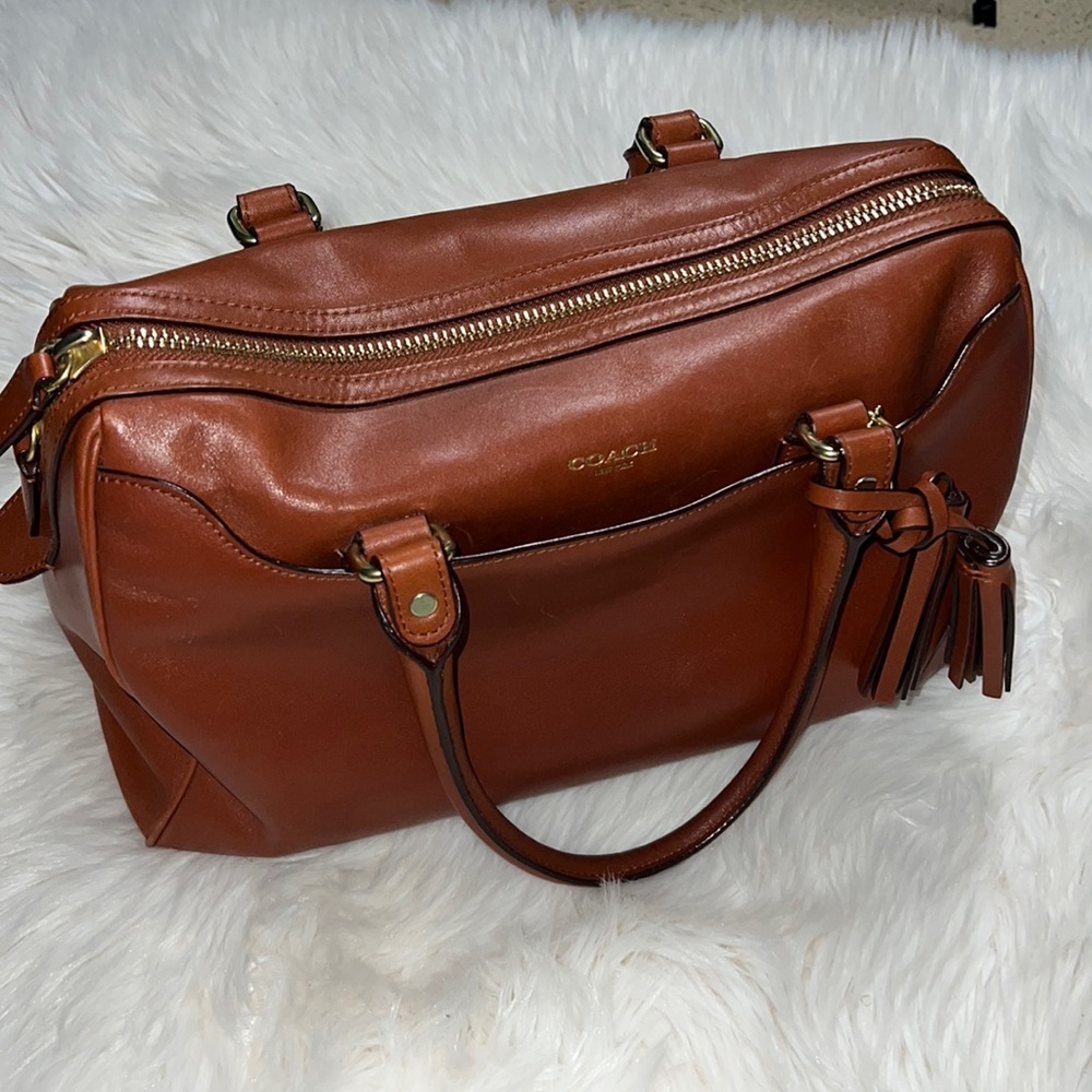 Leather Coach Legacy Haley Satchel